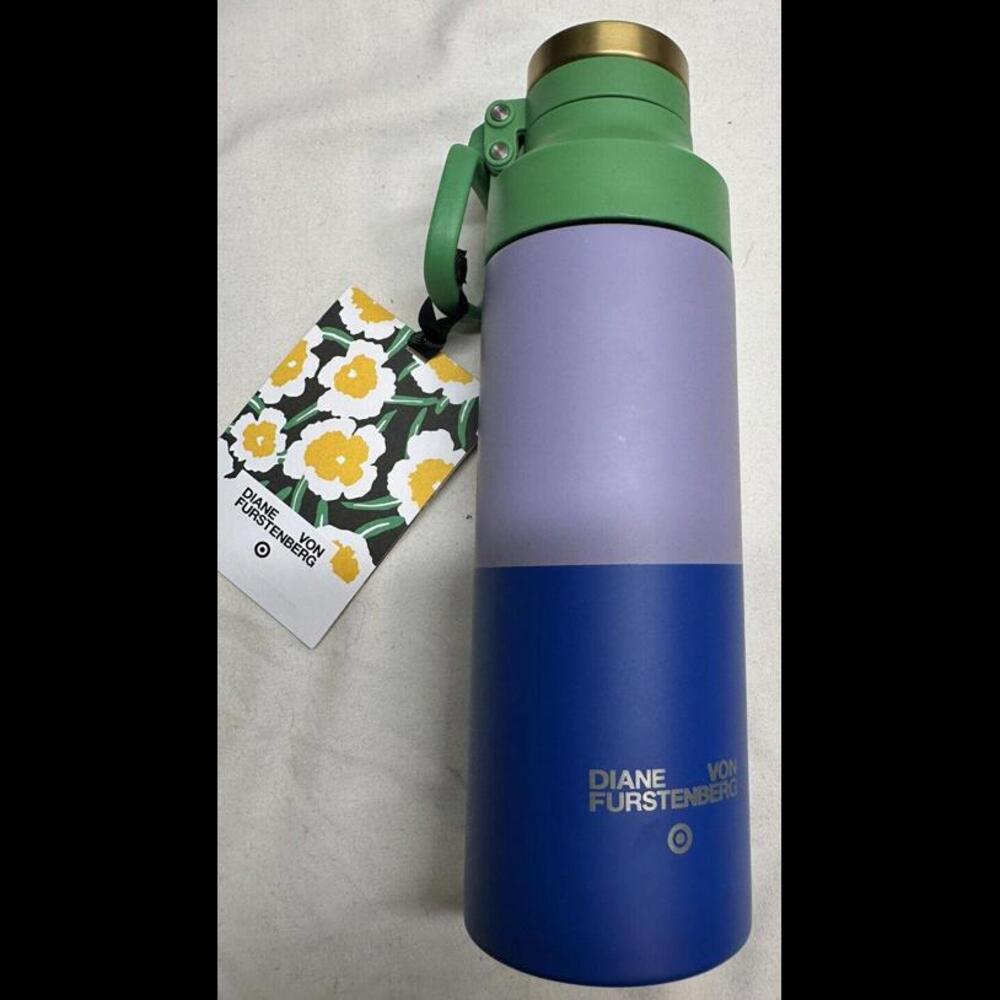 DVF for Target Color Block Stainless Steel Water Bottle NWT SOLD OUT